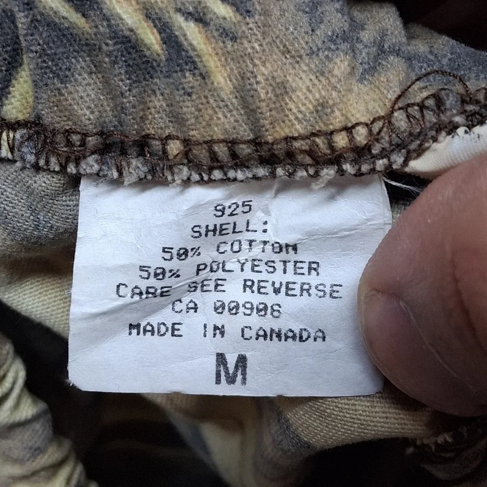 Vintage Wildfowler Outfitter Farmland‎ Corn Belt Camouflage Hunting Pants Size M